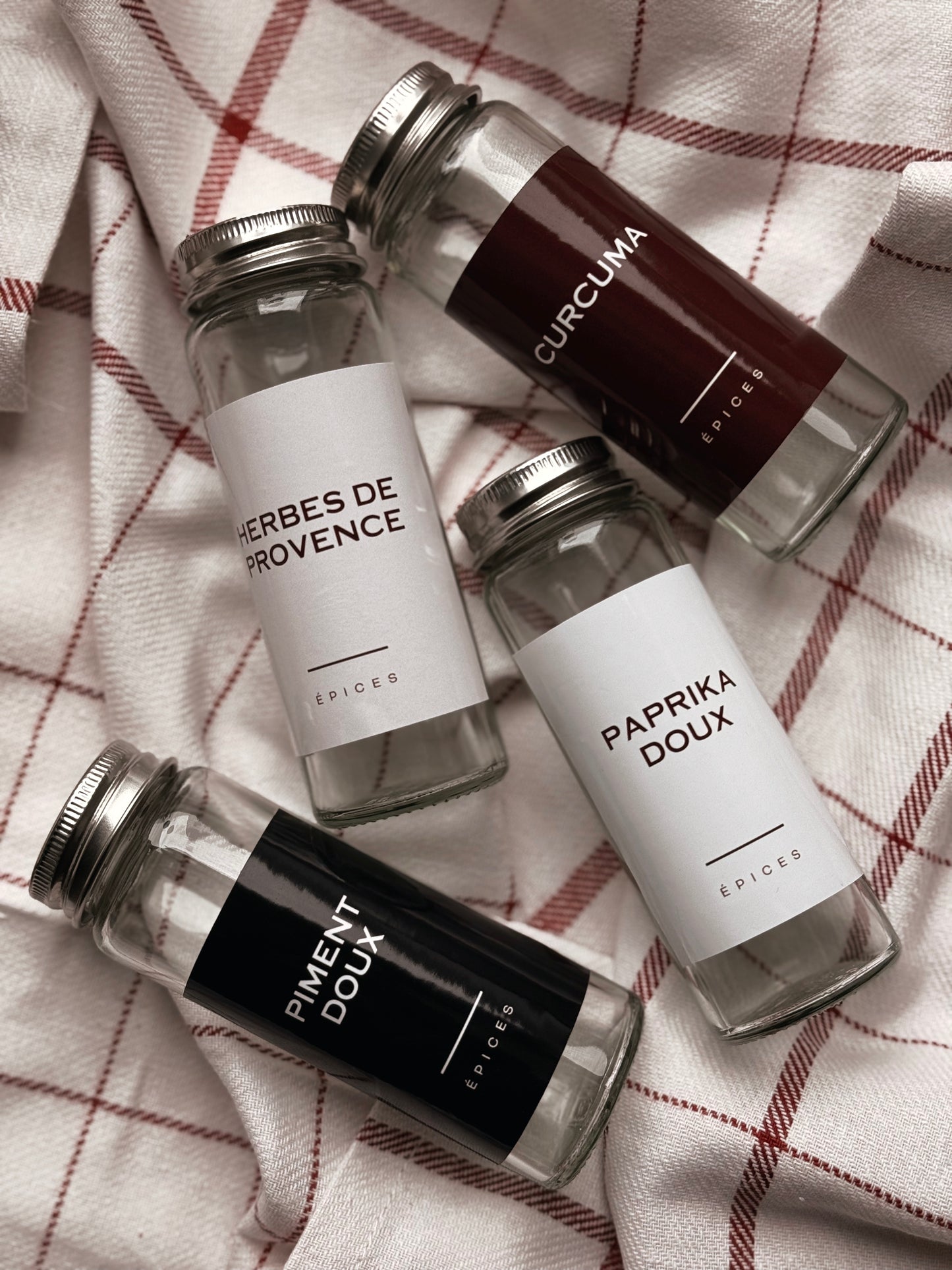 Étiquette noir 6x7cm