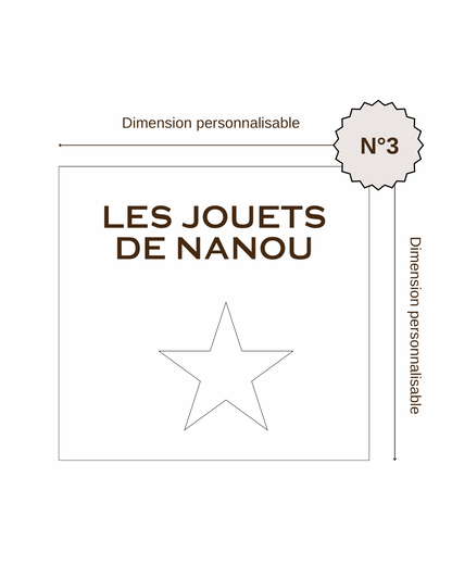 Étiquette personnalisable / Motif