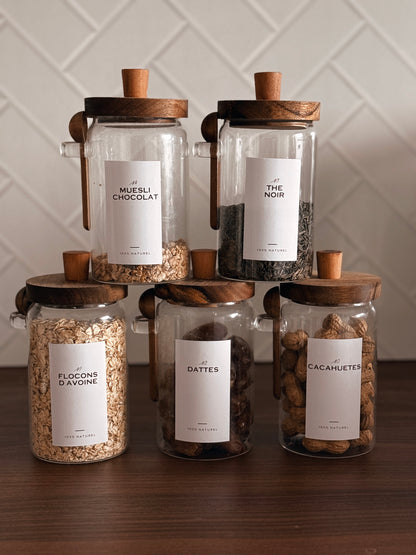 Étiquette blanche 5x9cm