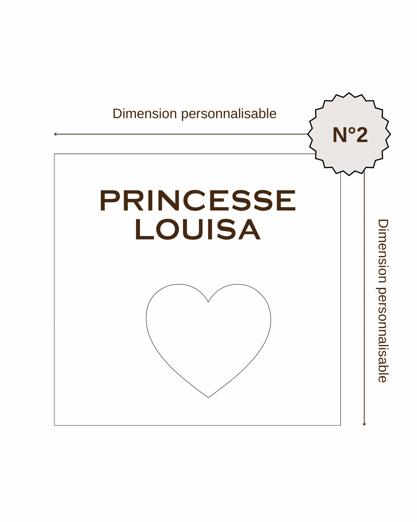 Étiquette personnalisable / Motif