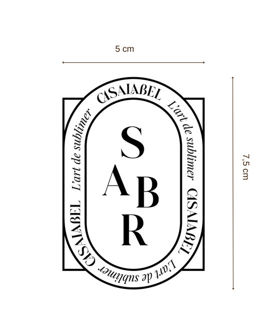 Étiquette personnalisable