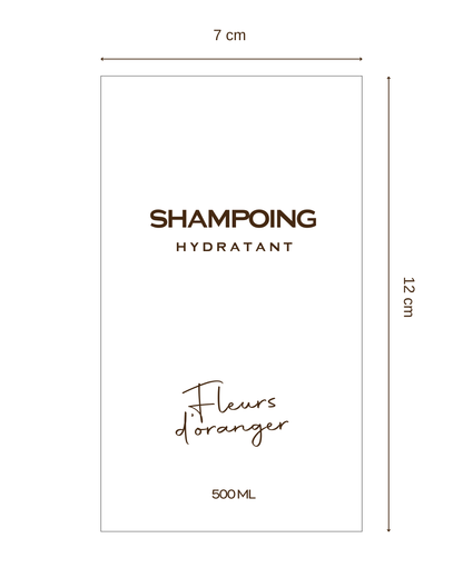 Étiquette blanche 7x12cm