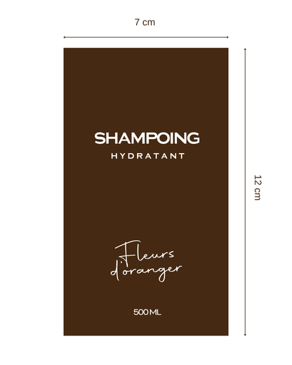 Étiquette marron 7x12cm