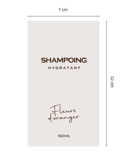 Étiquette beige 7x12cm